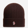 Moncler Grenoble Hombre Barcelona Gorro Punto Lana color Marrón Oscuro sku 689-000053 02 - Foto 1