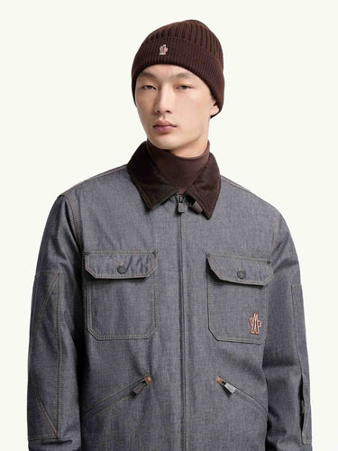 Moncler Grenoble Hombre Barcelona Gorro Punto Lana color Marrón Oscuro sku 689-000053 02 - Foto 3