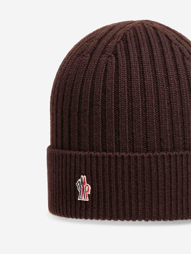 Moncler Grenoble Hombre Barcelona Gorro Punto Lana color Marrón Oscuro sku 689-000053 02 - Foto 4