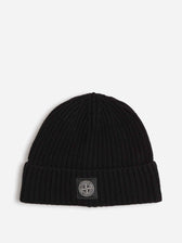 Stone Island Hombre Barcelona Gorro Canalé Logo color Negro sku 689-000057 01 - Foto 1
