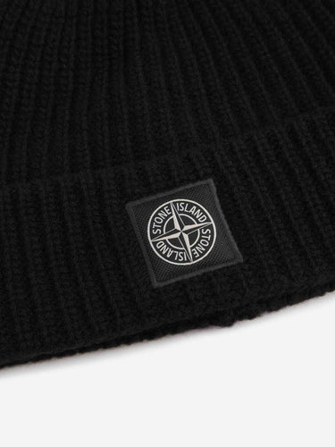 Stone Island Hombre Barcelona Gorro Canalé Logo color Negro sku 689-000057 01 - Foto 3