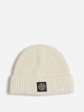 Stone Island Hombre Barcelona Gorro Canalé Logo color Marfil sku 689-000057 02 - Foto 1