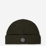 Stone Island Hombre Barcelona Gorro Canalé Logo color Verde Militar sku 689-000057 03 - Foto 1