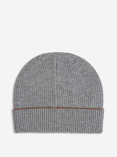 Canali Hombre Barcelona Gorro Canalé Lana Cashmere color Gris sku 689-000061 01 - Foto 2
