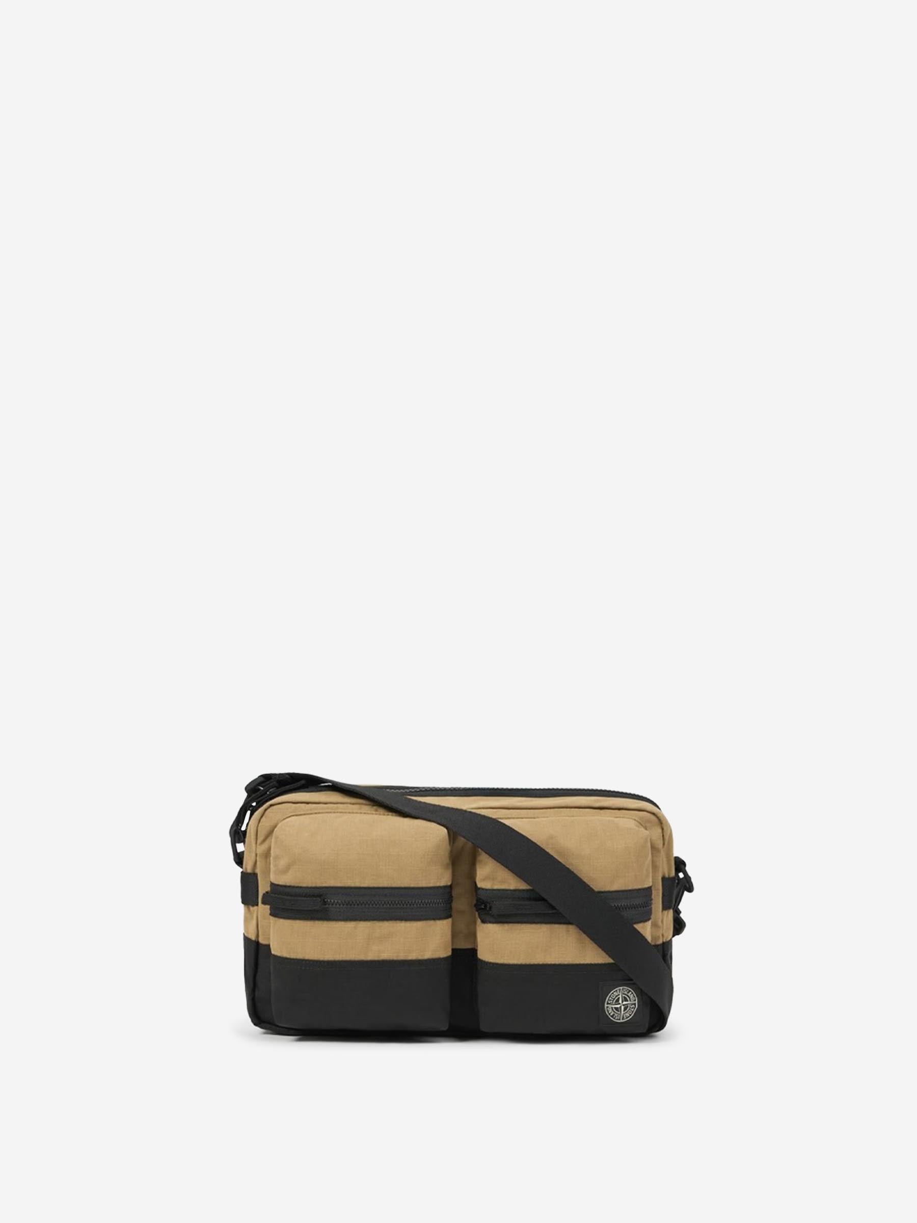 Stone Island Hombre Barcelona Bandolera Cotton Ripstop color Camel sku 690-000129 01 - Foto 1