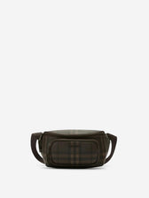Burberry Hombre Barcelona Riñonera City Check color Marrón Oscuro sku 690-000144 01 - Foto 1
