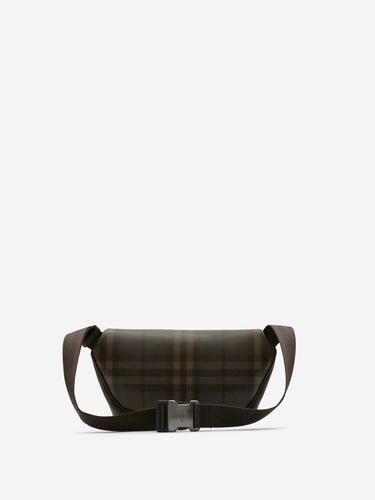Burberry Hombre Barcelona Riñonera City Check color Marrón Oscuro sku 690-000144 01 - Foto 3