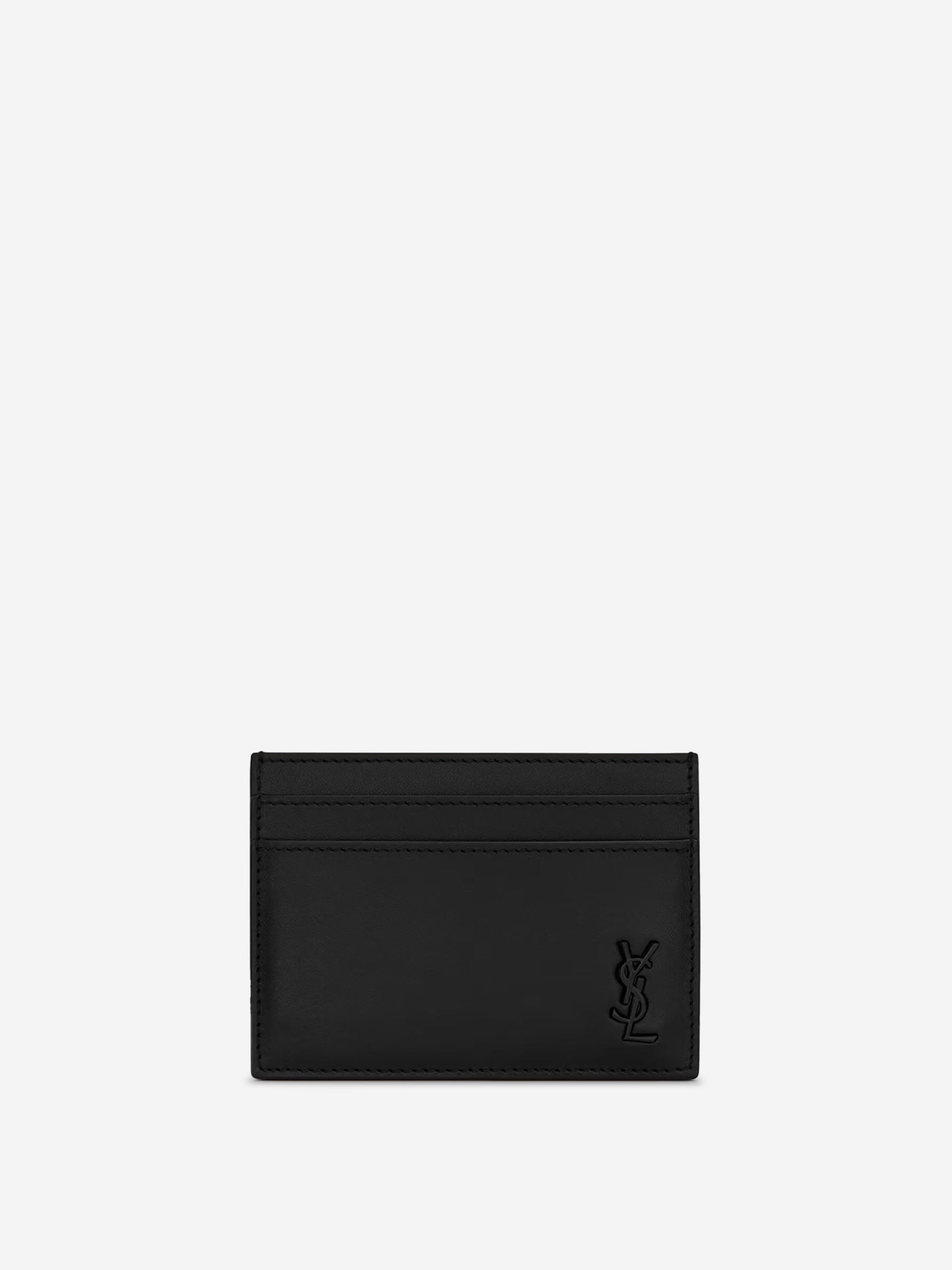 Saint Laurent Hombre Barcelona Tarjetero Tiny Cassandre color Negro sku 691-001414 01 - Foto 1