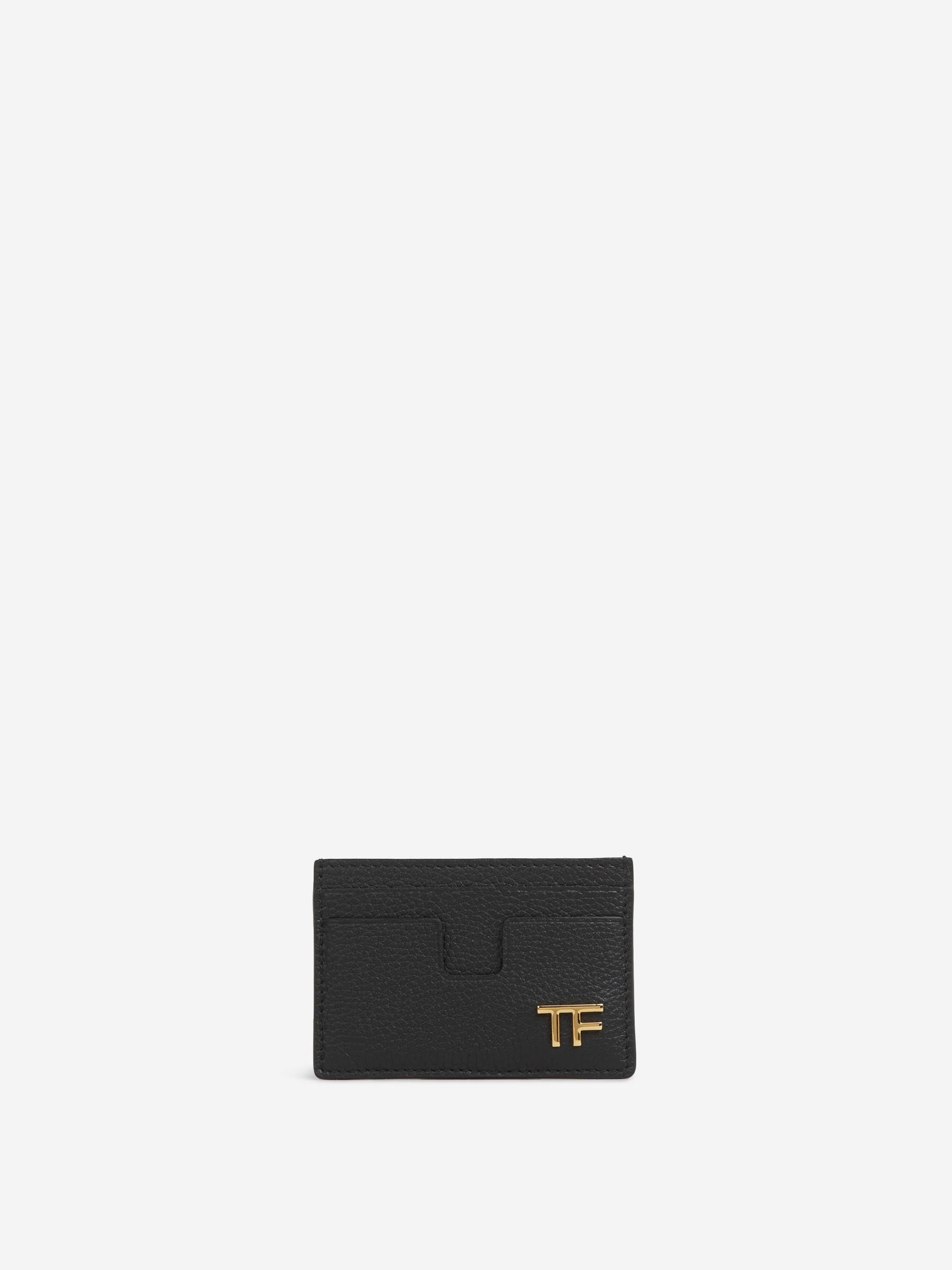 Tom Ford Hombre Barcelona Tarjetero Logo Piel color Negro sku 691-001489 01 - Foto 1