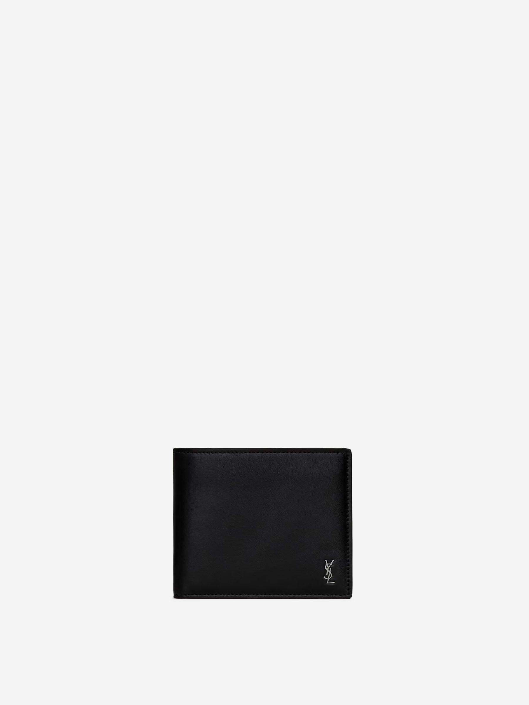 Saint Laurent Hombre Barcelona Cartera Tiny Cassandre color Negro sku 691-001522 01 - Foto 1