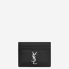 Saint Laurent Hombre Barcelona Tarjetero Piel Logo color Negro sku 691-001531 01 - Foto 1