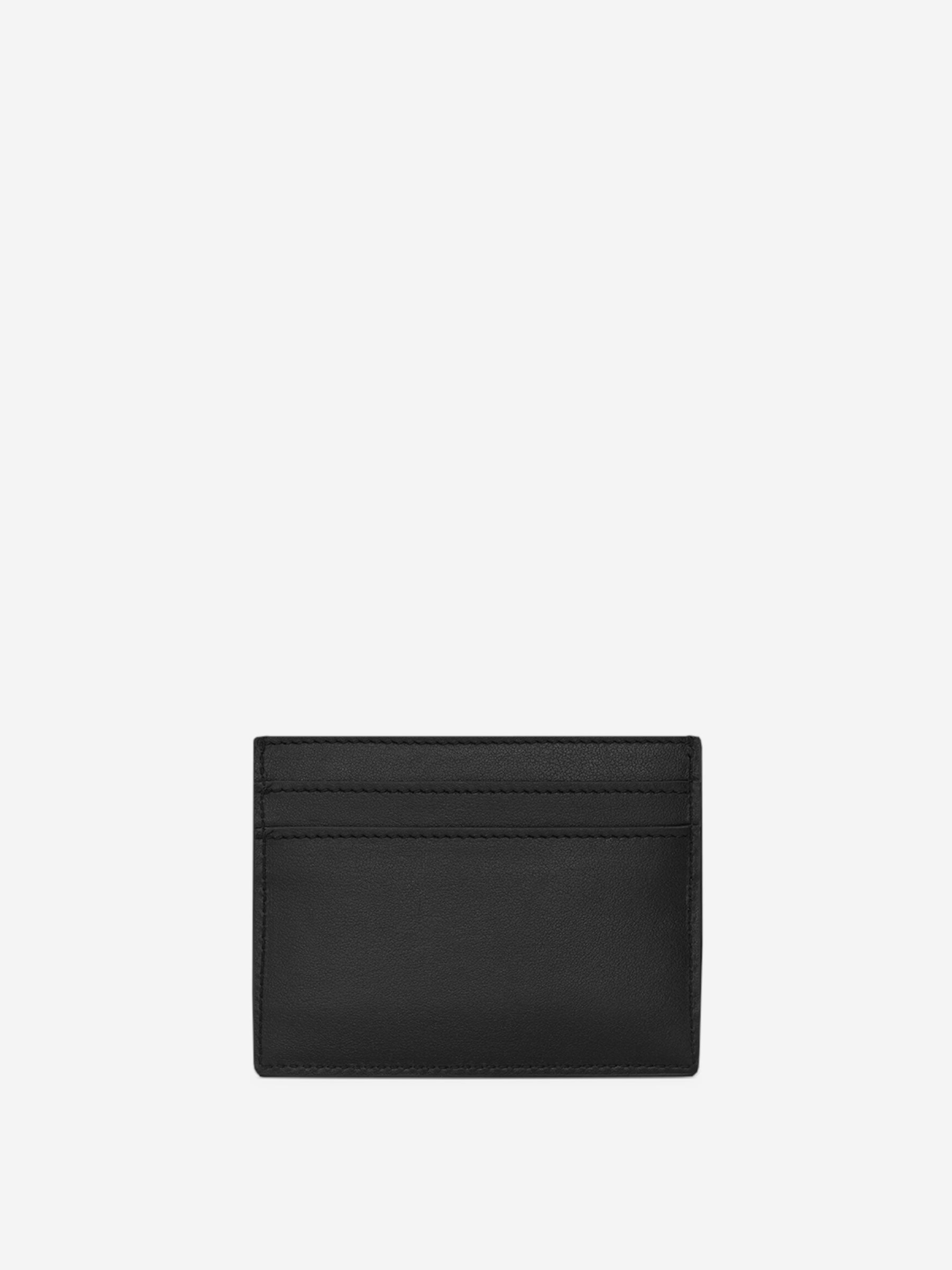 Saint Laurent Hombre Barcelona Tarjetero Piel Logo color Negro sku 691-001531 01 - Foto 2