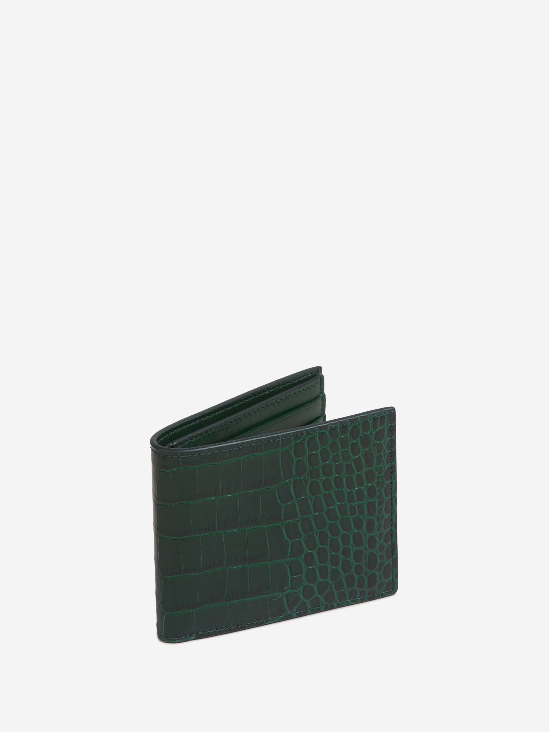 Tom Ford Hombre Barcelona Tarjetero Plegable Piel color Verde Oscuro sku 691-001533 03 - Foto 2