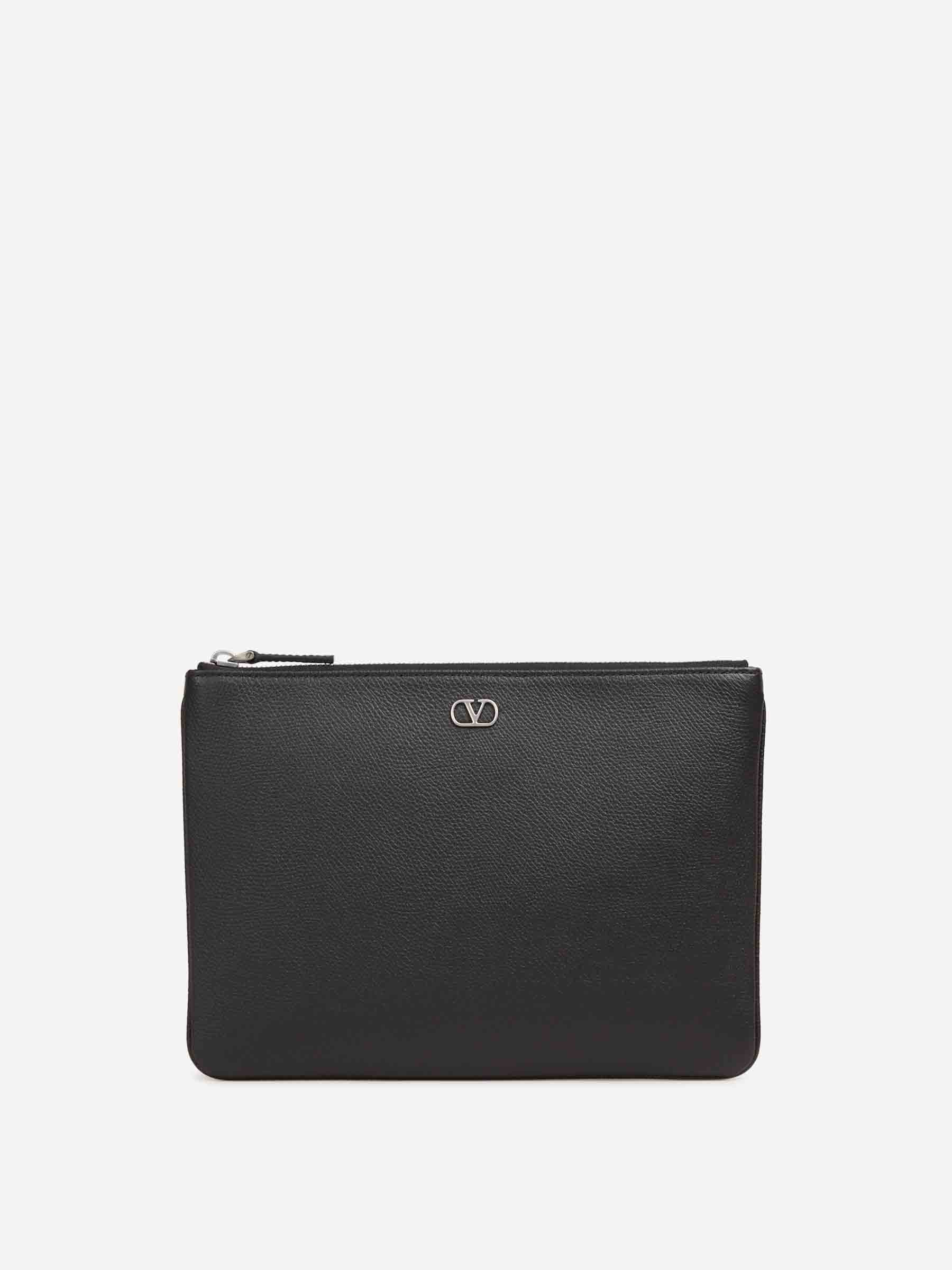 Valentino Garavani Hombre Barcelona Bolsa Mano Piel color Negro sku 691-001539 01 - Foto 1