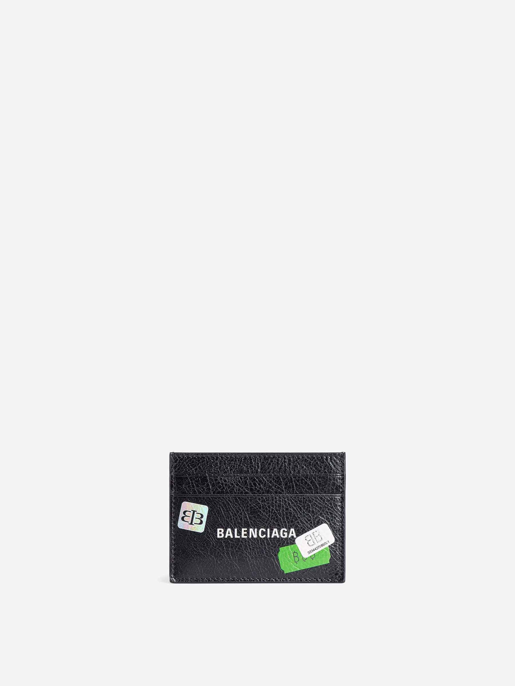 Balenciaga Hombre Barcelona Tarjetero Piel Cash color Negro sku 691-001542 01 - Foto 1