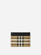 Burberry Hombre Barcelona Tarjetero Piel Check color Beige sku 691-001547 01 - Foto 1
