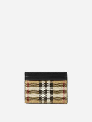 Burberry Hombre Barcelona Tarjetero Piel Check color Beige sku 691-001547 01 - Foto 2
