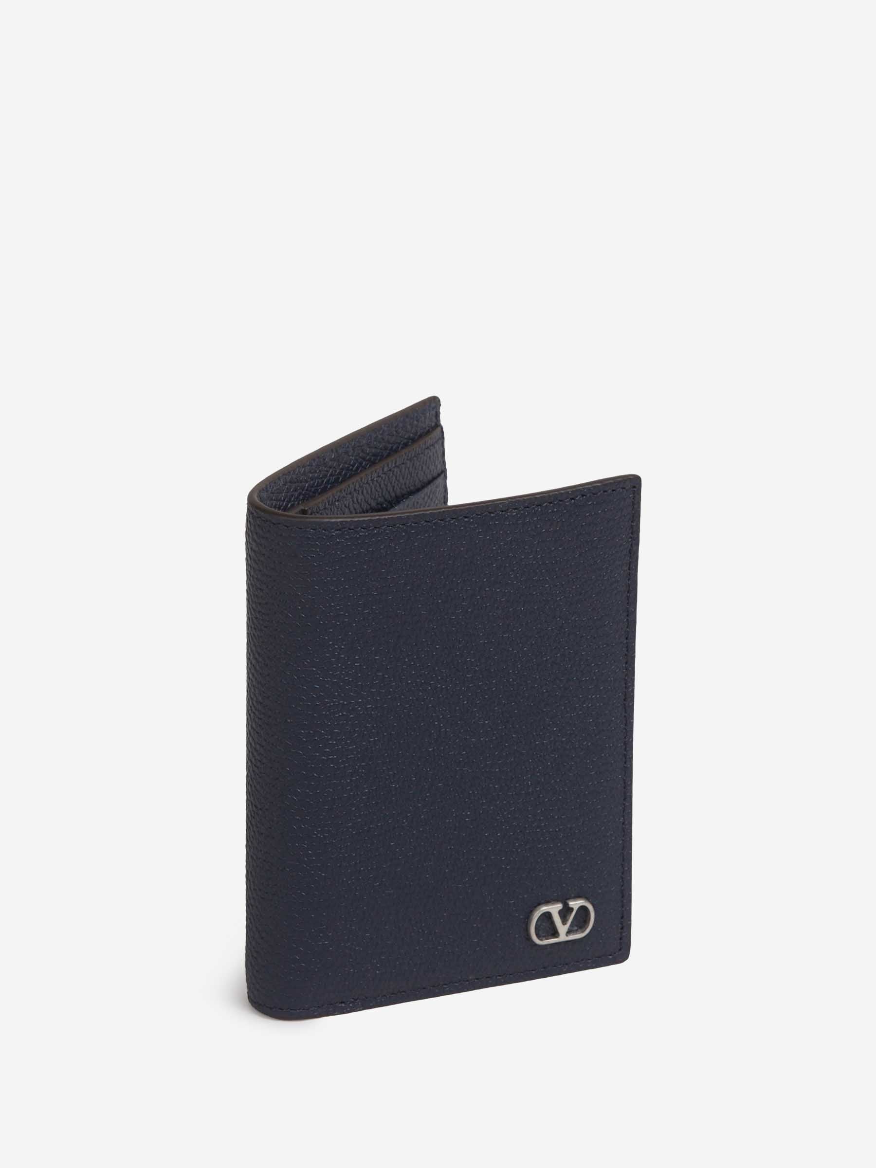 Valentino Garavani Hombre Barcelona Tarjetero Plegable color Azul Noche sku 691-001563 01 - Foto 2