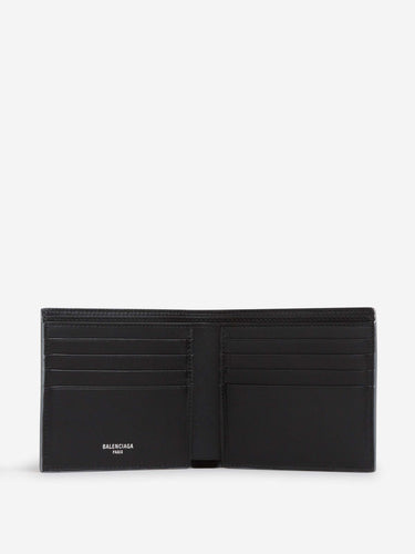 Balenciaga Hombre Barcelona Tarjetero Piel Plegable color Plateado sku 691-001568 01 - Foto 4