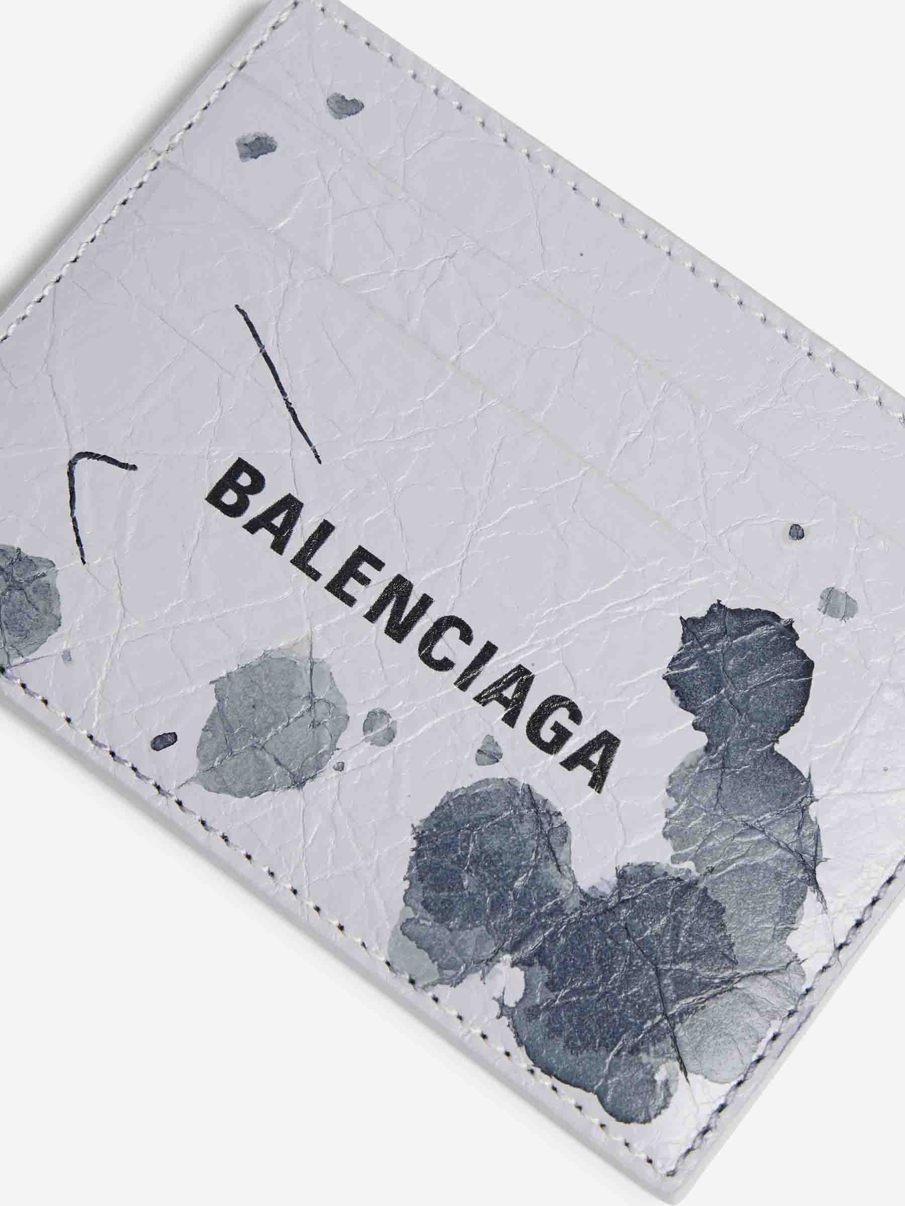 Balenciaga Hombre Barcelona Tarjetero Piel color Gris sku 691-001570 01 - Foto 2