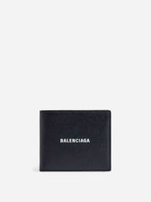Balenciaga Hombre Barcelona Cartera Plegable Piel color Negro sku 691-001572 01 - Foto 1
