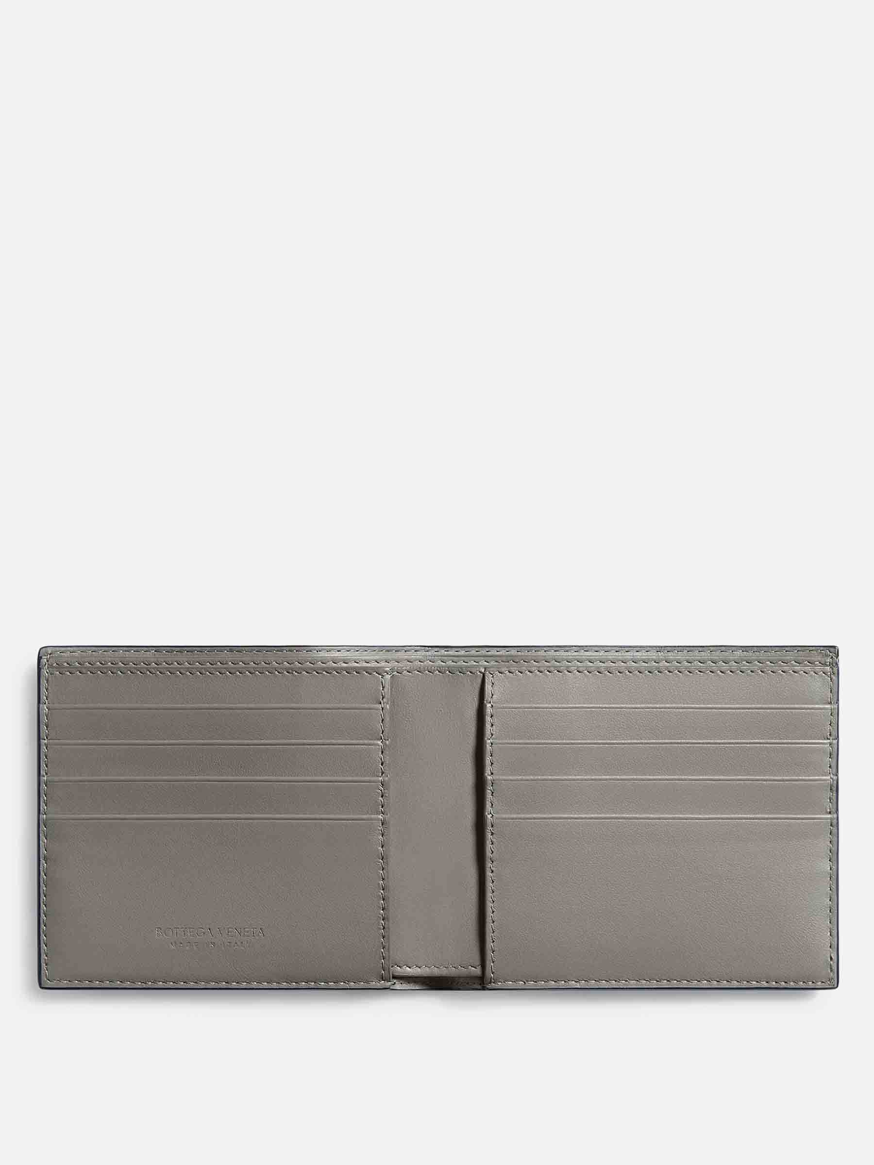 Bottega Veneta Hombre Barcelona Cartera Plegable Intrecciato color Azul Noche sku 691-001580 01 - Foto 2