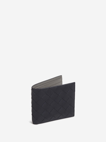 Bottega Veneta Hombre Barcelona Cartera Plegable Intrecciato color Azul Noche sku 691-001580 01 - Foto 3