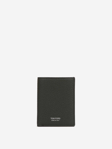 Tom Ford Hombre Barcelona Tarjetero Plegable Piel color Verde Oscuro sku 691-001615 01 - Foto 1
