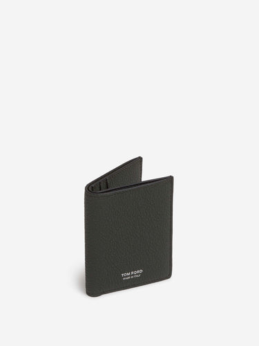 Tom Ford Hombre Barcelona Tarjetero Plegable Piel color Verde Oscuro sku 691-001615 01 - Foto 2