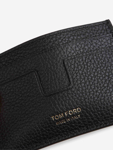 Tom Ford Hombre Barcelona Tarjetero de Piel color Negro sku 691-001618 01 - Foto 4