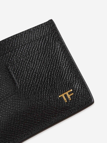 Tom Ford Hombre Barcelona Tarjetero Piel Logo color Negro sku 691-001620 01 - Foto 4