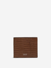Tom Ford Hombre Barcelona Cartera Plegable Efecto Cocodrilo color Caramelo sku 691-001624 01 - Foto 1