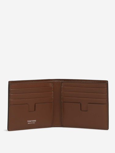 Tom Ford Hombre Barcelona Cartera Plegable Efecto Cocodrilo color Caramelo sku 691-001624 01 - Foto 4