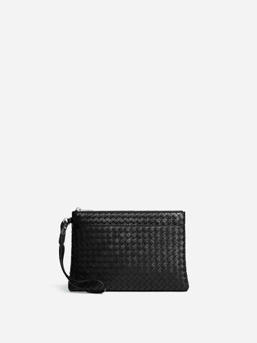 Bottega Veneta Hombre Barcelona Neceser Piel Trenzada color Negro sku 691-001628 00 - Foto 1