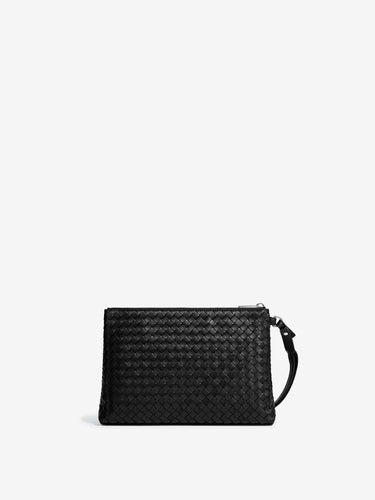 Bottega Veneta Hombre Barcelona Neceser Piel Trenzada color Negro sku 691-001628 00 - Foto 3