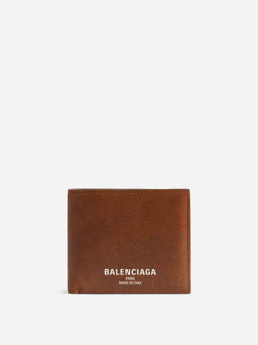 Balenciaga Hombre Barcelona Cartera Piel Logo color Caramelo sku 691-001633 01 - Foto 1