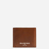 Balenciaga Hombre Barcelona Cartera Piel Logo color Caramelo sku 691-001633 01 - Foto 1