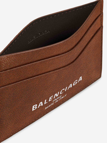 Balenciaga Hombre Barcelona Tarjetero Piel Logo color Caramelo sku 691-001634 01 - Foto 2