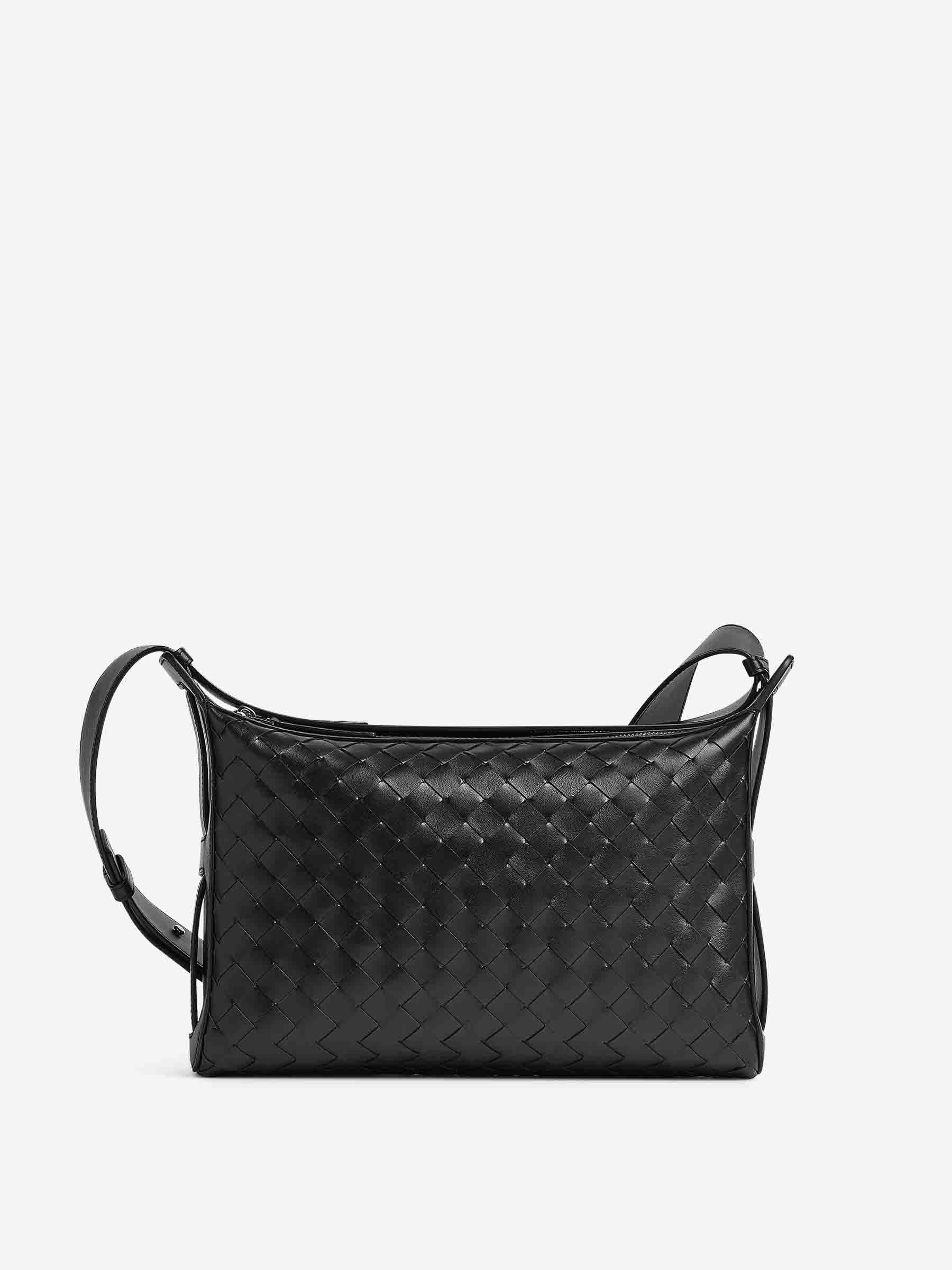 Bottega Veneta Hombre Barcelona Bandolera Intrecciato Tribeca color Negro sku 692-001996 01 - Foto 1