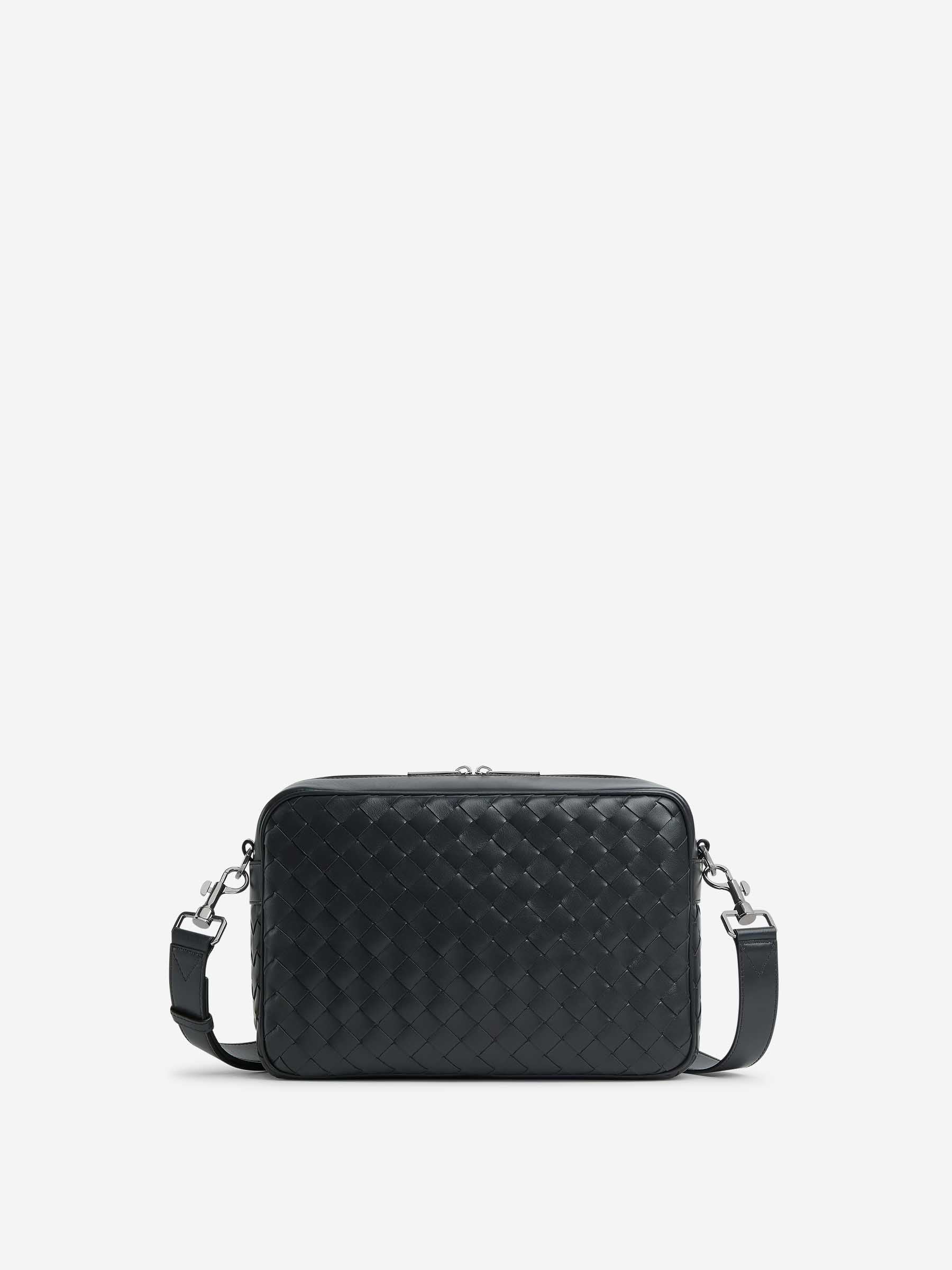 Bottega Veneta Hombre Barcelona Bolso Intrecciato Camera Bag color Gris Antracita sku 692-001998 01 - Foto 1