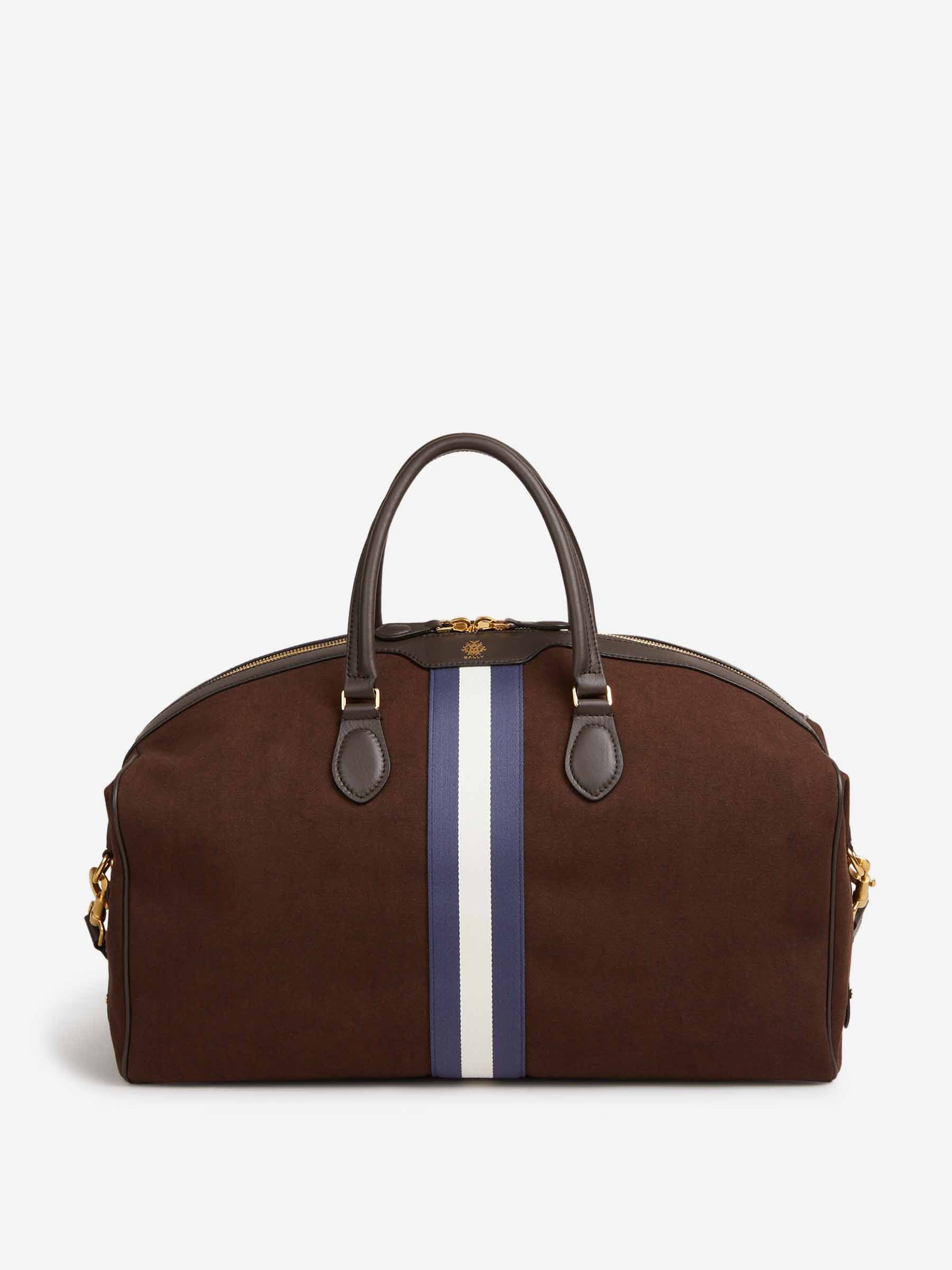 Bally Hombre Barcelona Bolsa de Viaje Algodón color Marrón Oscuro sku 692-002019 01 - Foto 1