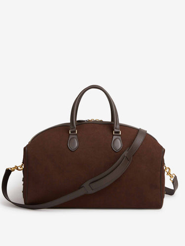 Bally Hombre Barcelona Bolsa de Viaje Algodón color Marrón Oscuro sku 692-002019 01 - Foto 3