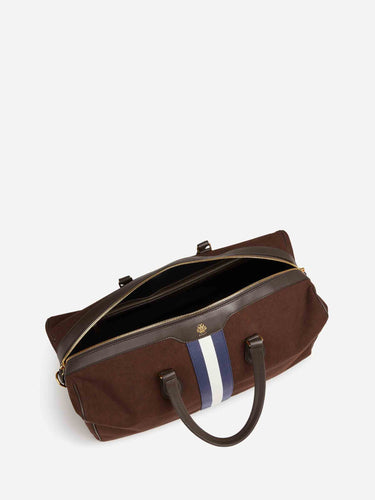 Bally Hombre Barcelona Bolsa de Viaje Algodón color Marrón Oscuro sku 692-002019 01 - Foto 4