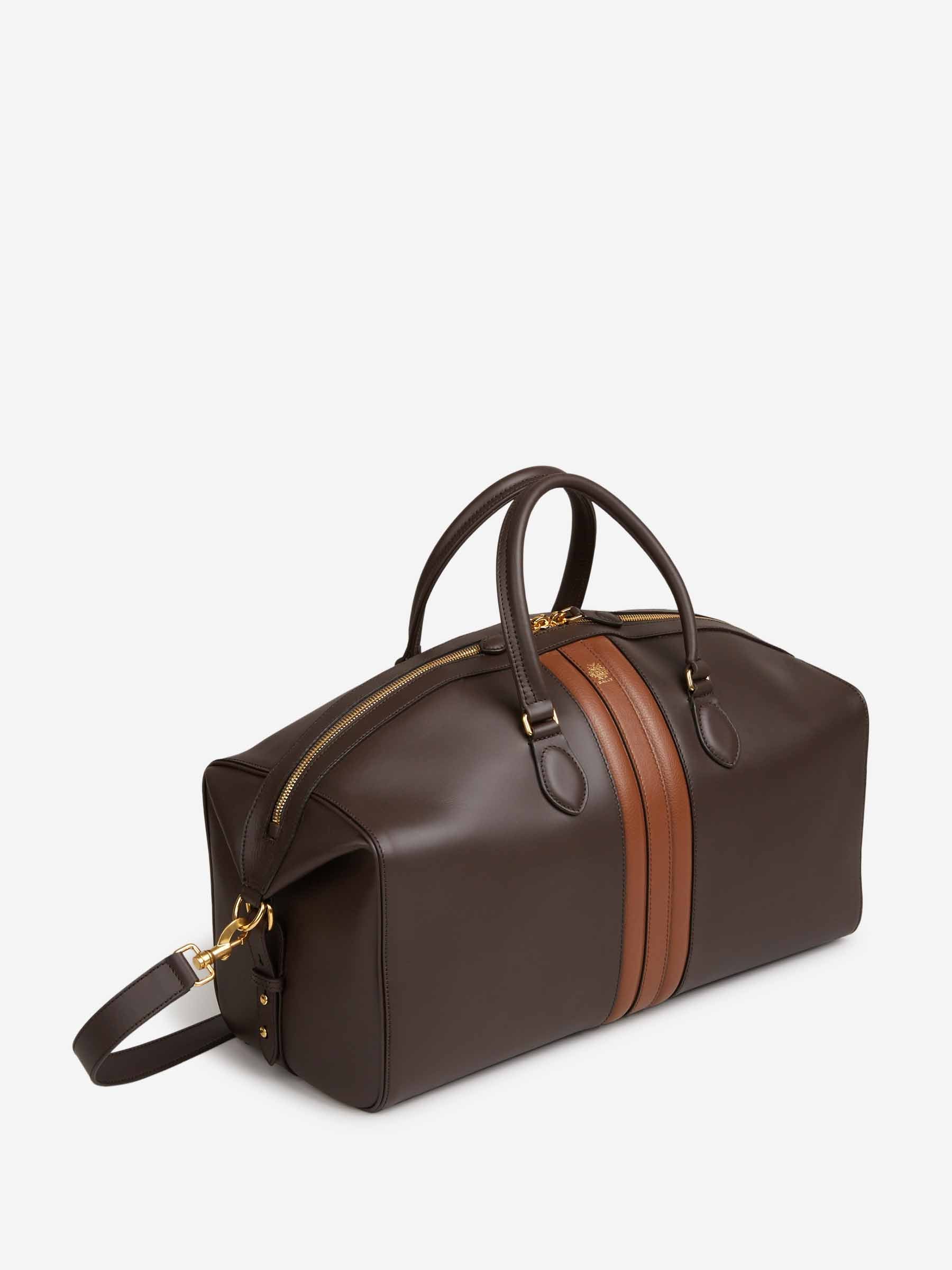 Bally Hombre Barcelona Bolsa de Viaje Cuero color Marrón Oscuro sku 692-002020 01 - Foto 2