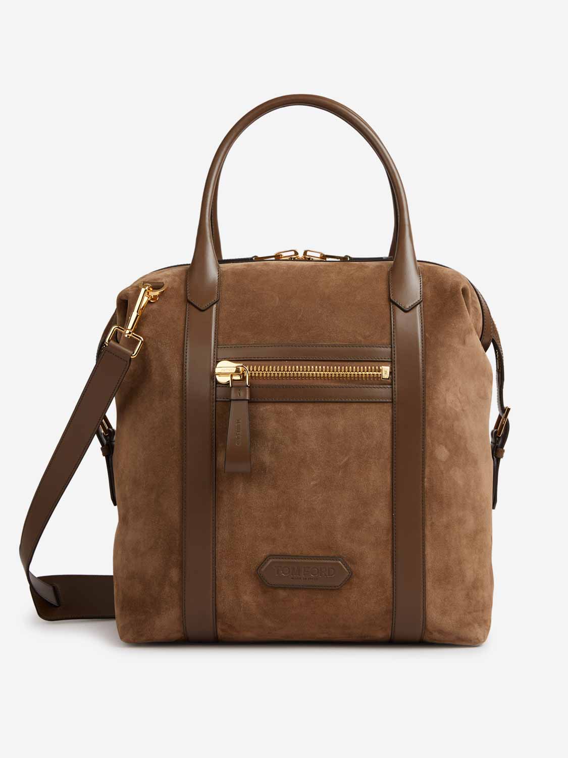 Tom Ford Hombre Barcelona Bolso Ante Buckley color Camel sku 692-002032 01 - Foto 1