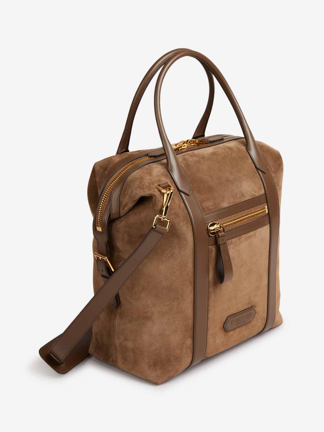 Tom Ford Hombre Barcelona Bolso Ante Buckley color Camel sku 692-002032 01 - Foto 2