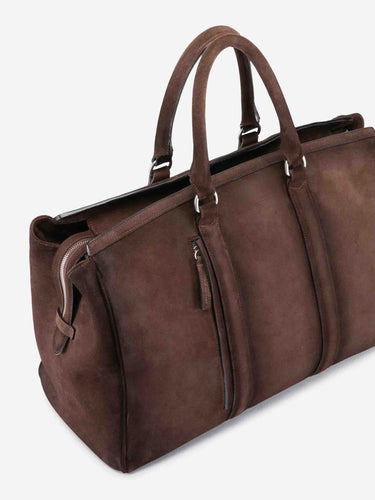 Officine Creative Hombre Barcelona Bolsa de Viaje Quentin color Marrón Oscuro sku 692-002041 01 - Foto 3