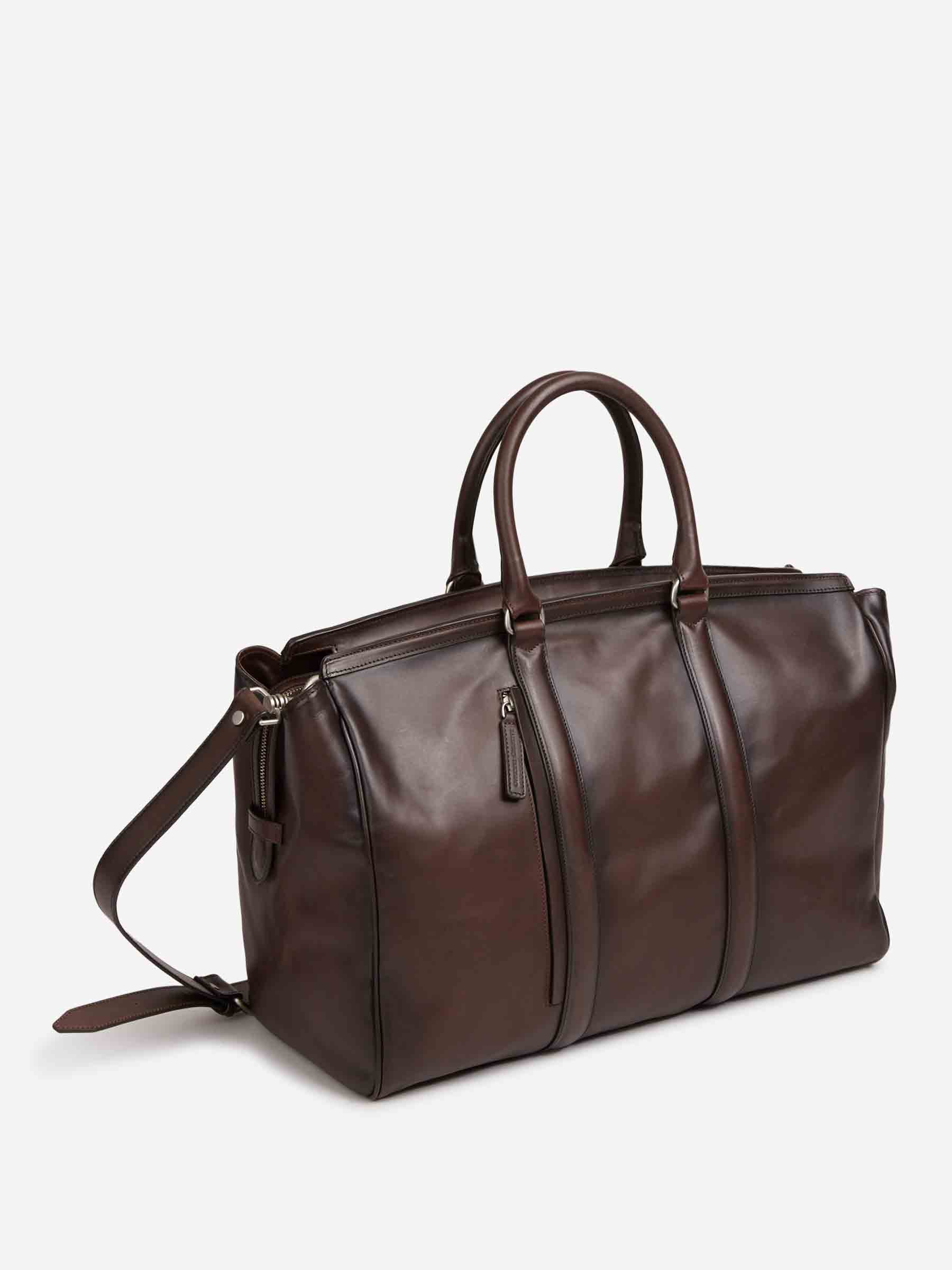 Officine Creative Hombre Barcelona Bolsa Viaje Quentin color Marrón Oscuro sku 692-002042 01 - Foto 2