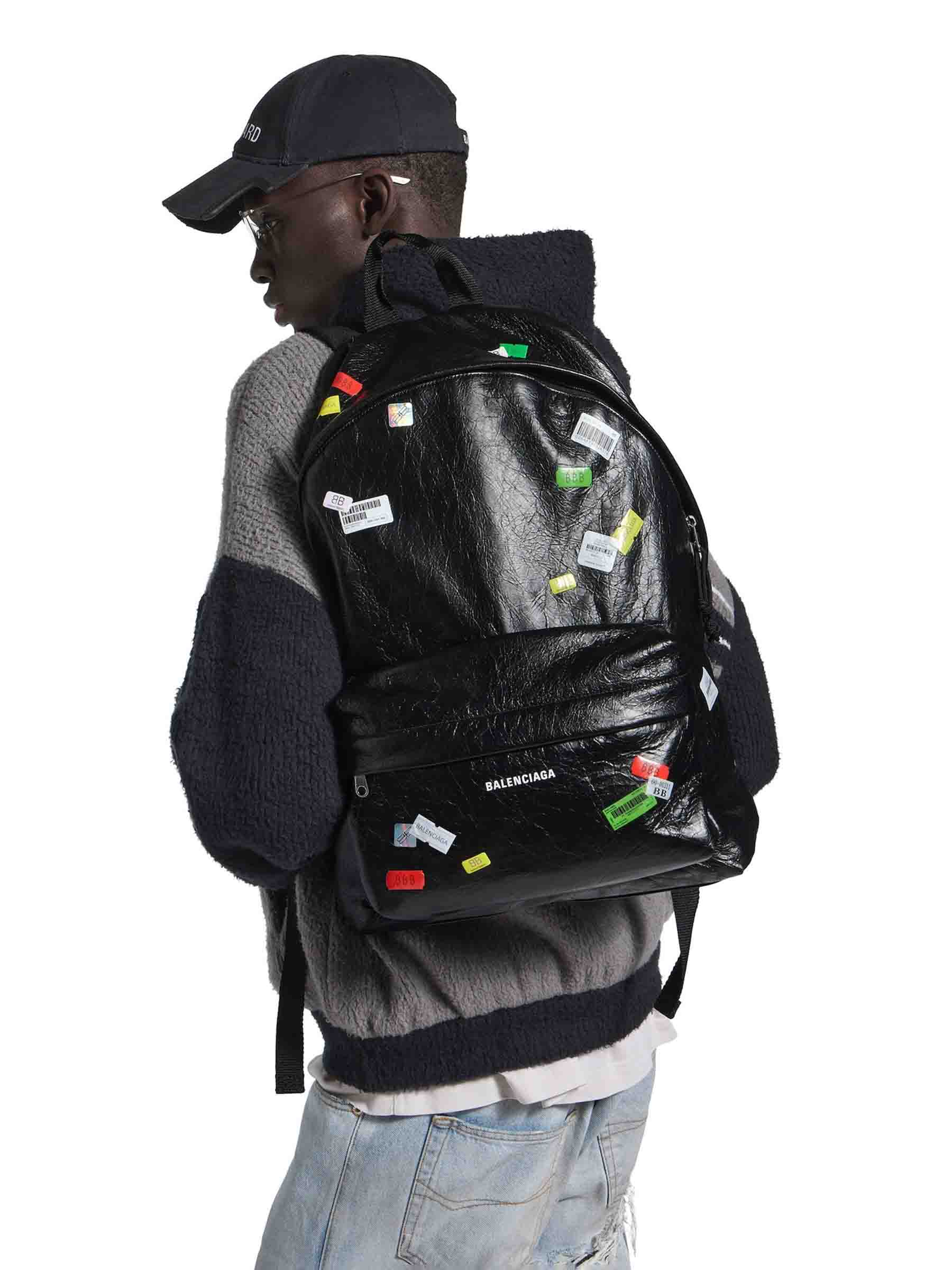 Balenciaga Hombre Barcelona Mochila Explorer color Negro sku 692-002059 01 - Foto 2