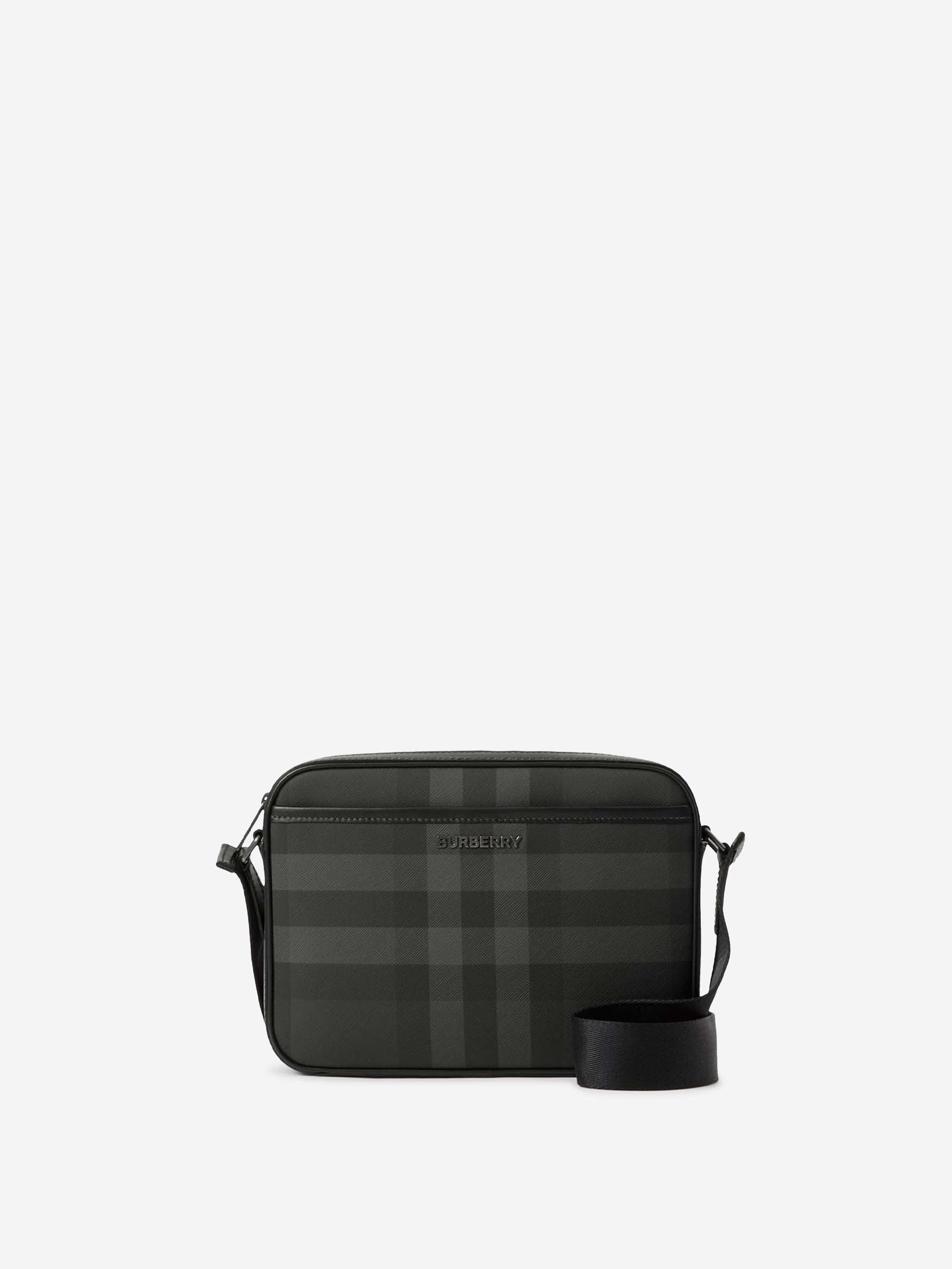 Burberry Hombre Barcelona Bandolera Motivo Cuadros color Negro sku 692-002068 01 - Foto 1